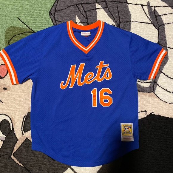 Mitchell & Ness 1986 New York Mets Doc Gooden Baseball Jersey Mens Size Large - Picture 1 of 4